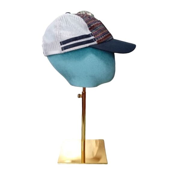 Get Your Hooey Mesh Cap Equipment Apparel White Navy Adjustable Back - Picture 2 of 7